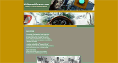 Desktop Screenshot of hi-speed-power.com